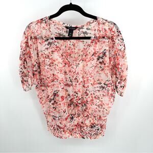 WHBM smock hem blouse Size XS